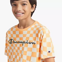 Champion Big Kid Boys Round Neck Short Sleeve Regular Fit Graphic T-Shirt