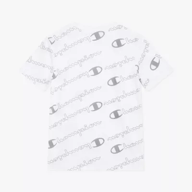 Champion Big Kid Boys Round Neck Short Sleeve Regular Fit Graphic T-Shirt