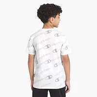 Champion Big Kid Boys Round Neck Short Sleeve Regular Fit Graphic T-Shirt