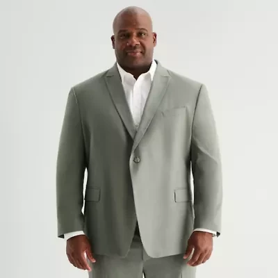 J. Ferrar Ultra Comfort Mens Regular Fit Big and Tall Suit Jacket