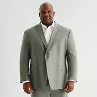 J. Ferrar Ultra Comfort Mens Regular Fit Big and Tall Suit Jacket