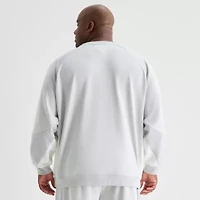 Shaquille O'Neal XLG™ Mens Crew Neck Long Sleeve Big and Tall Sweatshirt