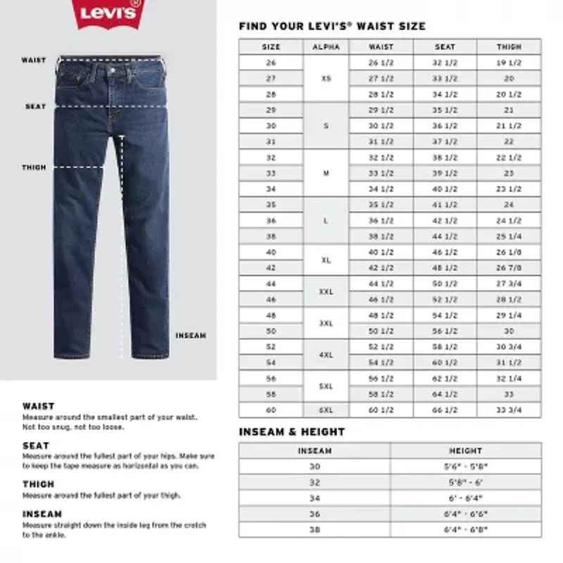 Levi's® Mens 501™ Regular Fit Straight Leg Jean
