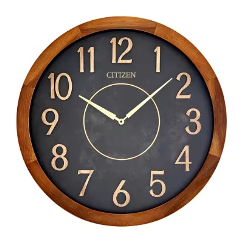 Citizen Brown Wall Clock Cc2052