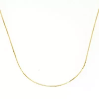 14K Yellow Gold 16" Box Chain Necklace