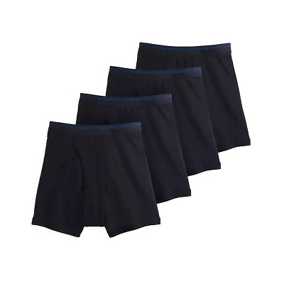 Jockey Cotton Bonus Pack Mens 4 Boxer Briefs 9877