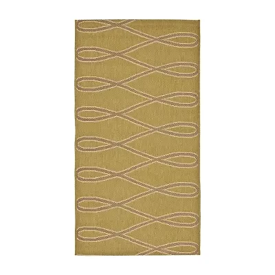 Safavieh Courtyard Collection Lasya Geometric Indoor/Outdoor Accent Rug
