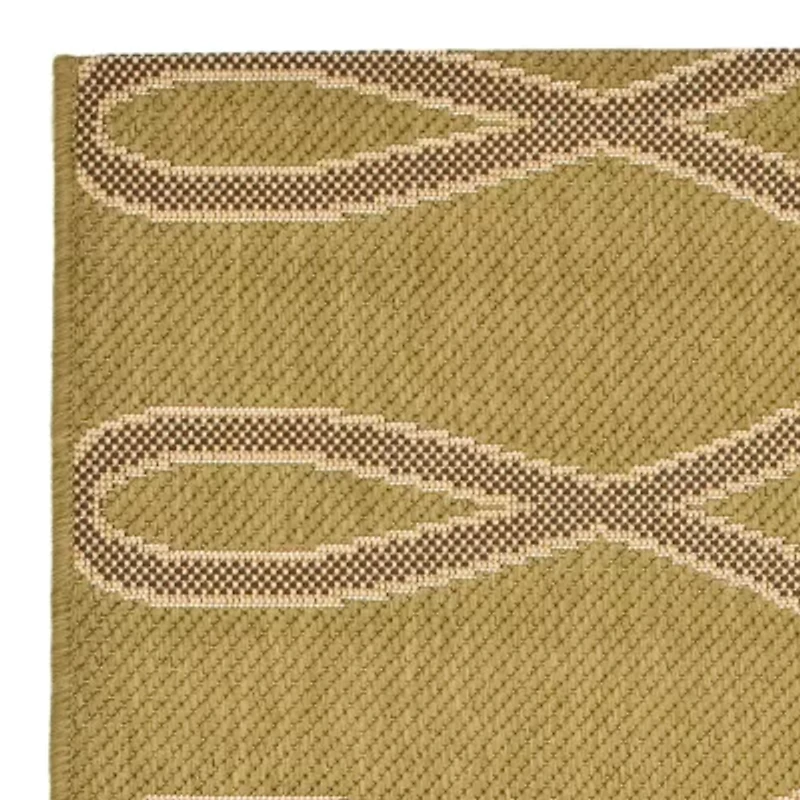 Safavieh Courtyard Collection Lasya Geometric Indoor/Outdoor Accent Rug