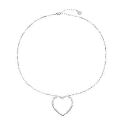 Liz Claiborne Womens Heart 20 Inch Pendant Necklace
