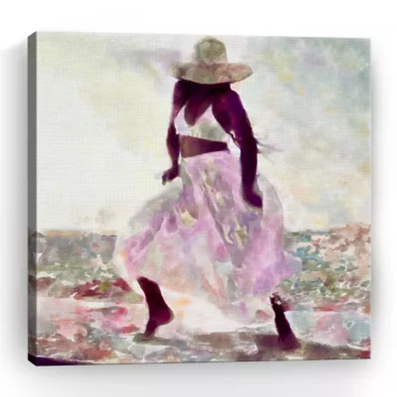 20X20 Colorful Dance Canvas Wall  Art