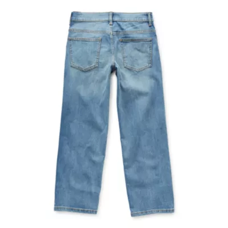 Thereabouts Little & Big Kid Boys Adjustable Waist Stretch Fabric Relaxed Fit Jean