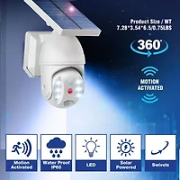 Bell + Howell Bionic Security Spotlight Extreme Solar Powered Motion Activated - White