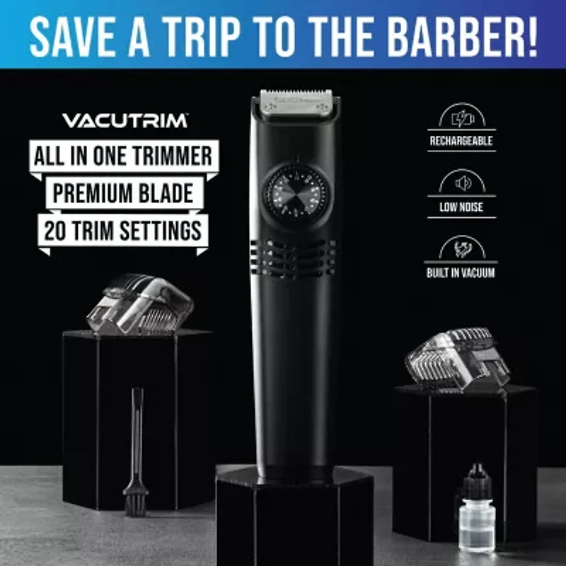 Bell + Howell Vacutrim Rechargeable Hair Trimmer