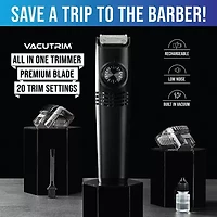 Bell + Howell Vacutrim Rechargeable Hair Trimmer