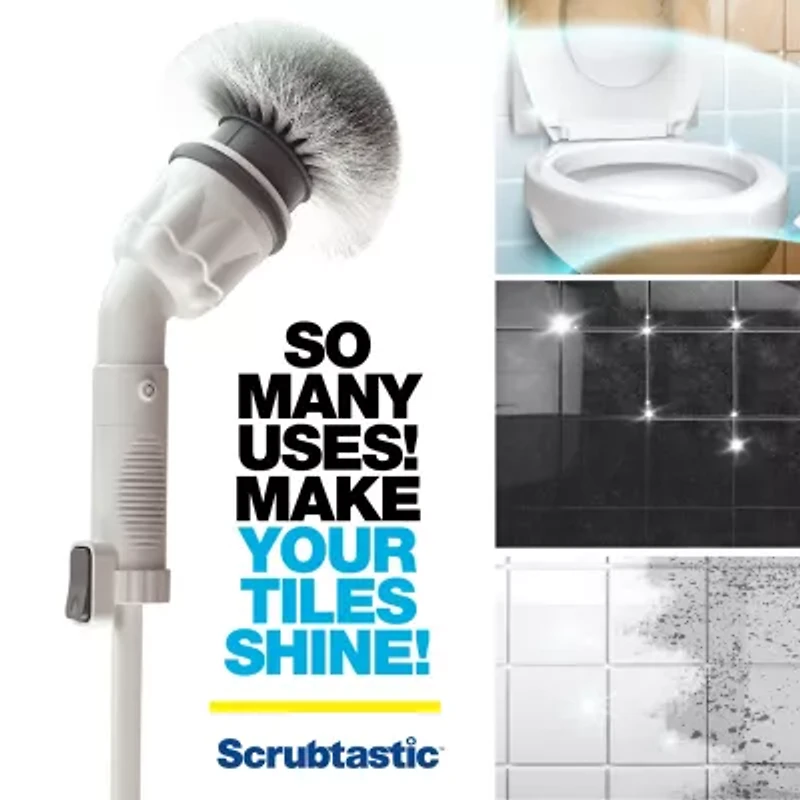 Bell + Howell Scrubtastic Rechargeable Multi Purpose Extendable Power Scrubber