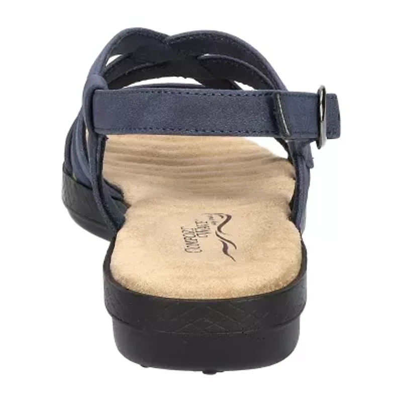 Easy Street Womens Lobo Strap Sandals