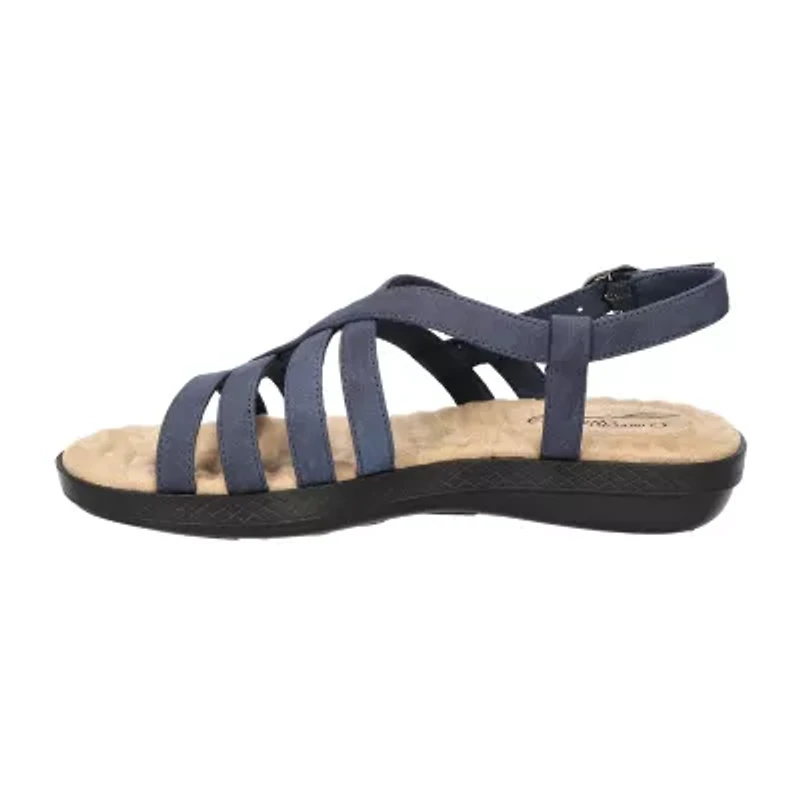 Easy Street Womens Lobo Strap Sandals