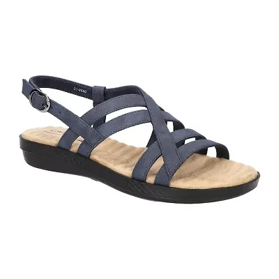 Easy Street Womens Lobo Strap Sandals