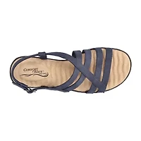 Easy Street Womens Lobo Strap Sandals