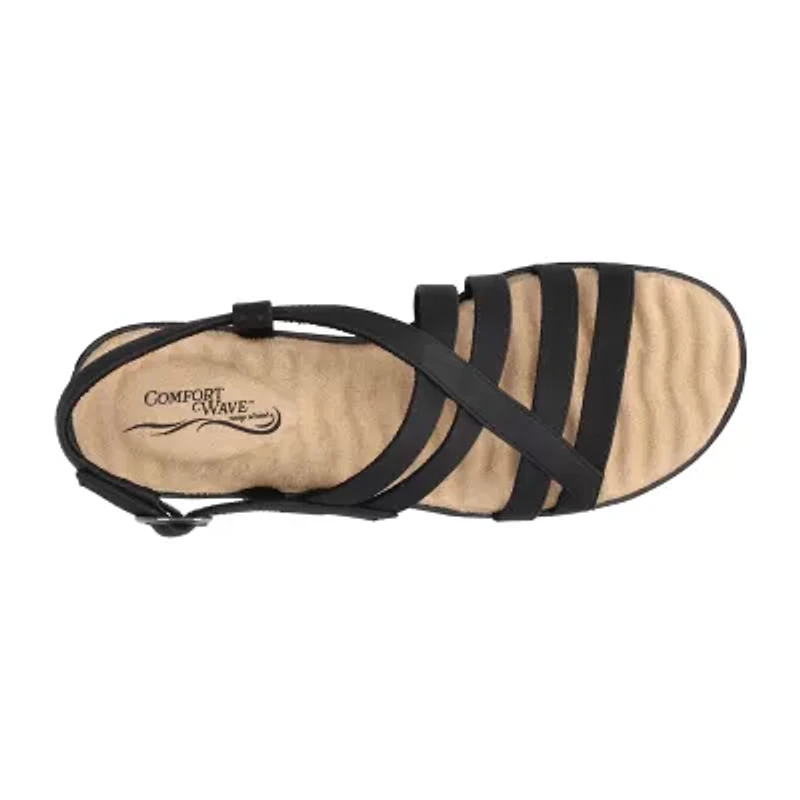 Easy Street Womens Lobo Strap Sandals