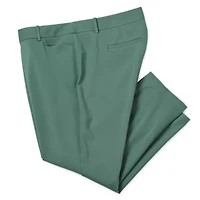 Liz Claiborne Adaptive Emma Ponte Womens Plus Easy-on + Easy-off Seated Wear Straight Mid Rise Ankle Pant
