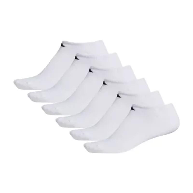 adidas Mens 6 Pair No Show Socks