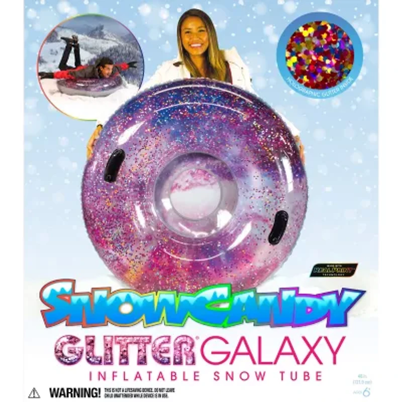 Pool Candy Glitter Galaxy Deep Space Snow Sled