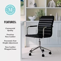 Martha Stewart Taytum 360° Office Chair