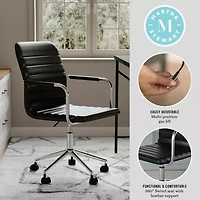 Martha Stewart Taytum 360° Office Chair