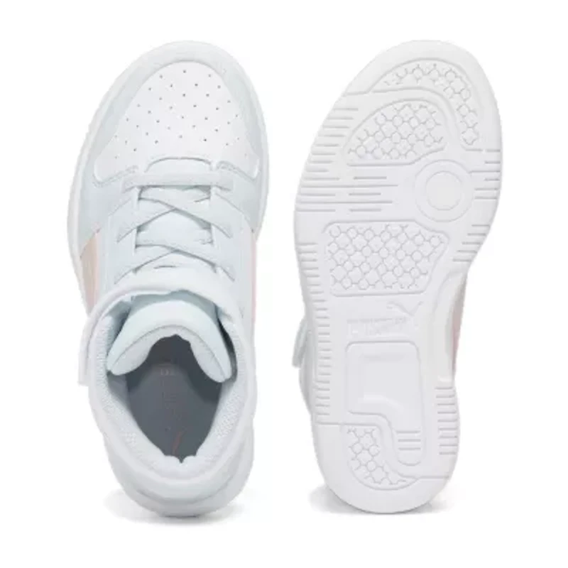 PUMA Rebound Layup Little Kid Girls Basketball Shoes