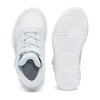 PUMA Rebound Layup Little Kid Girls Basketball Shoes