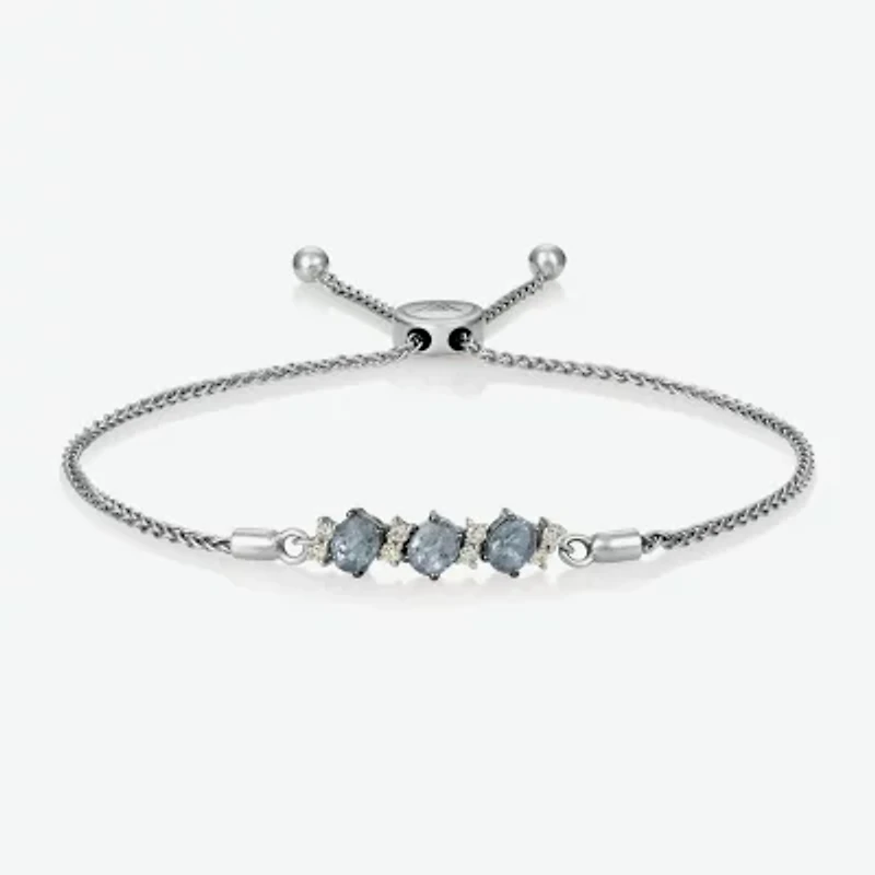 Le Vian® Bolo Bracelet featuring 1 cts. Gray Spinel, 1/6 cts. Nude Diamonds™ set in 14K Vanilla Gold®