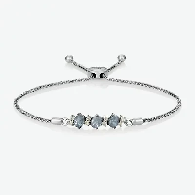 Le Vian® Bolo Bracelet featuring 1 cts. Gray Spinel, 1/6 cts. Nude Diamonds™ set in 14K Vanilla Gold®
