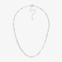 Mixit Womens Hypoallergenic 18 Inch Paperclip Chain Necklace