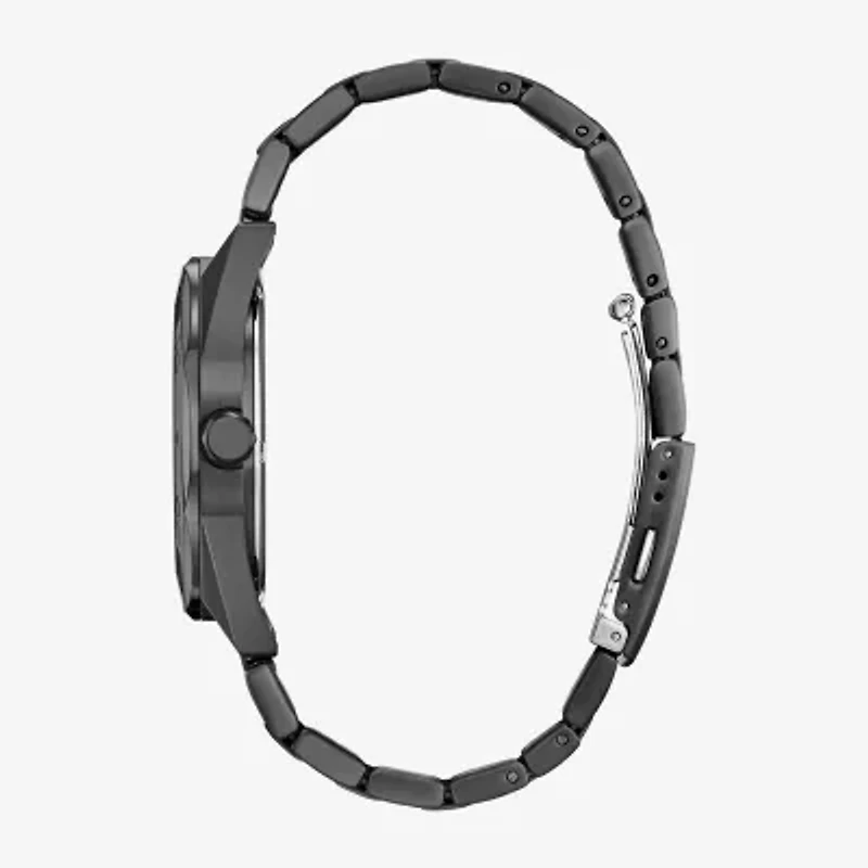 Citizen Mens Black Stainless Steel Bracelet Watch Bm7637-81h