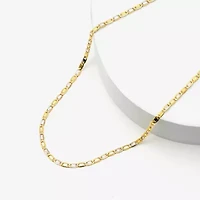 Unisex Adult 14K Two Tone Gold 20 Inch Valentino Chain Necklace