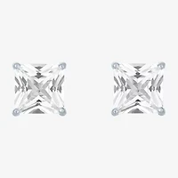YES PLEASE! 2.5 CT.T.W. Princess Cut Lab-Created White Sapphire Stud Earrings in Sterling Silver