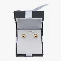 14K Gold Ball Stud Earrings