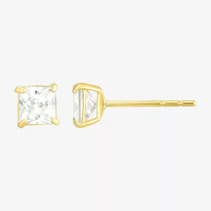 10K Gold 4 Pair Earring Set