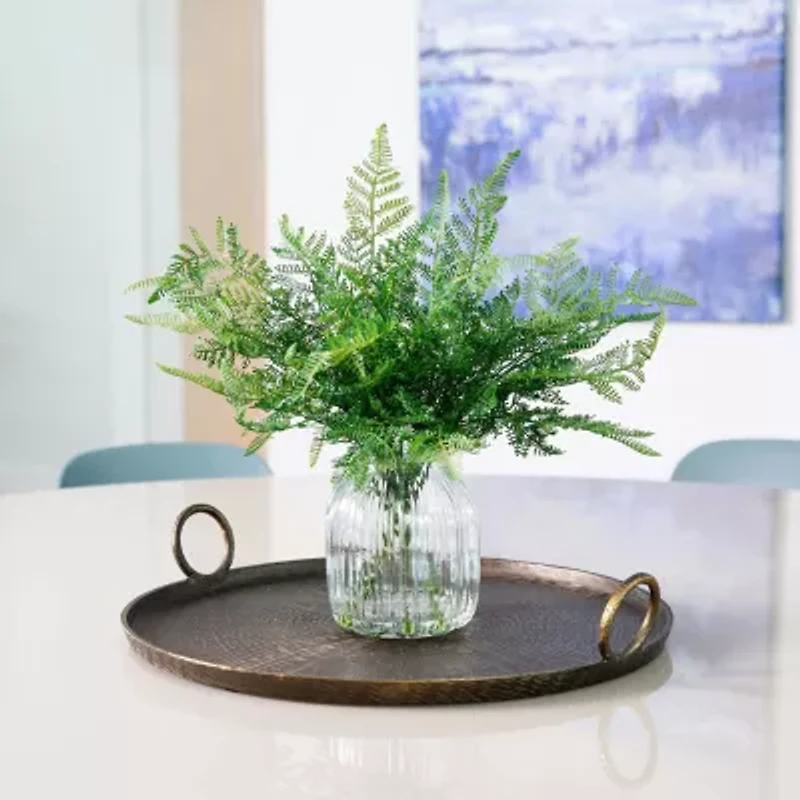 Nearly Natural 17in. Green Forest Fern Floral Arrangement