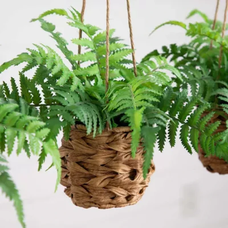 Nearly Natural 3-pc. 10in. Green Boston Fern Artificial Plant