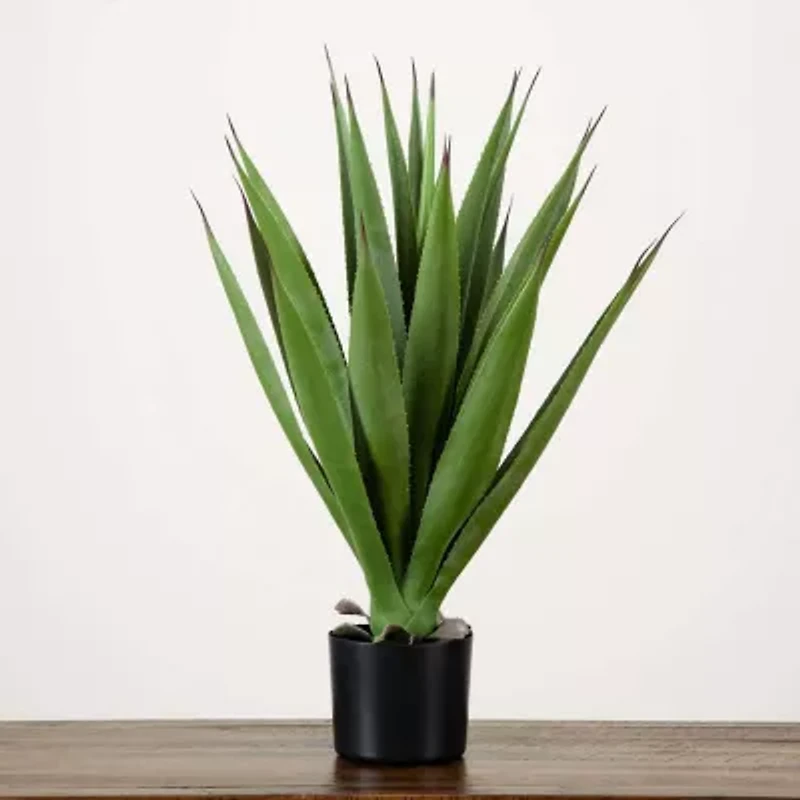 Nearly Natural 28in. Green Agave Artificial Plant