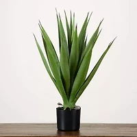 Nearly Natural 28in. Green Agave Artificial Plant