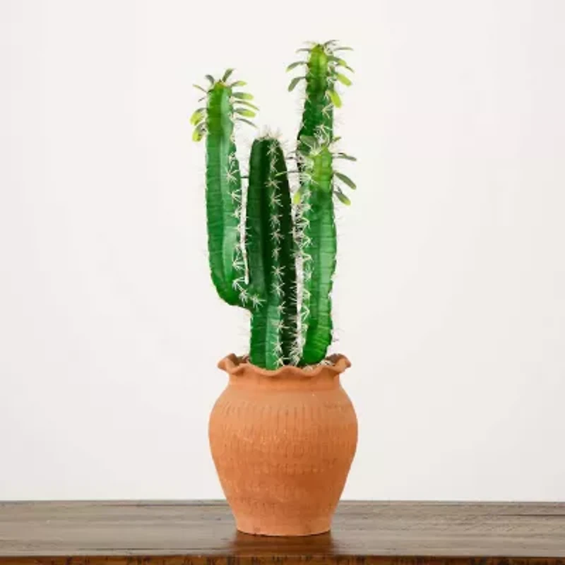 Nearly Natural 28in. Green Cactus Artificial Plant