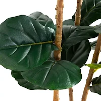 Nearly Natural 5ft. Green Fiddle Leaf Artificial Tree