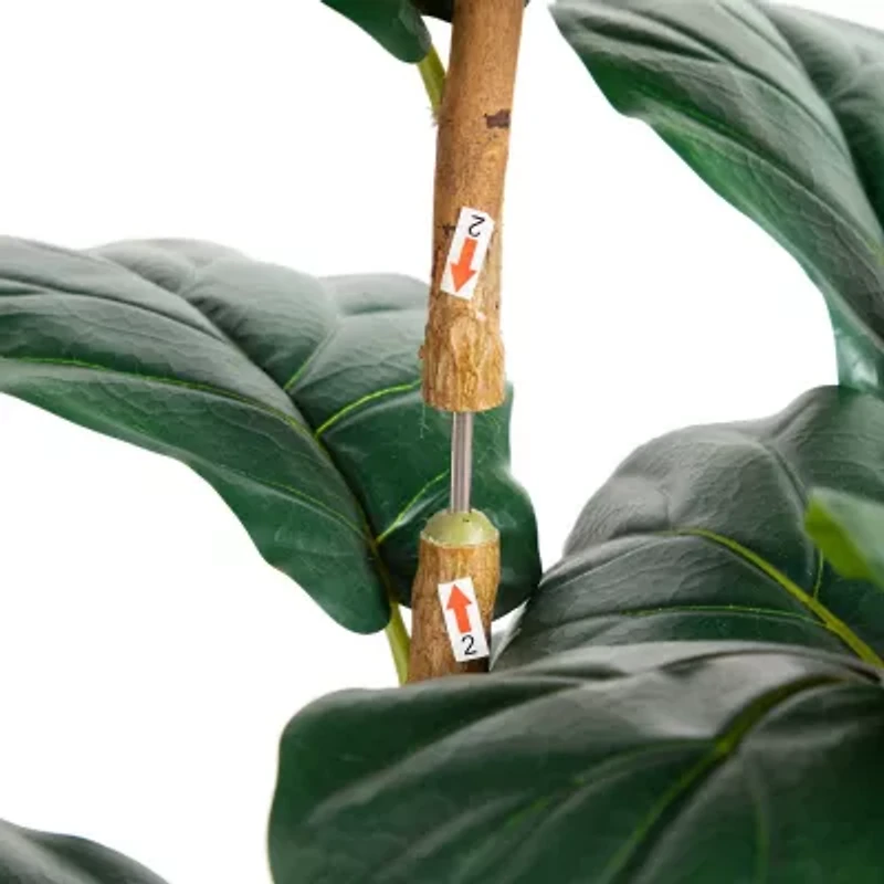 Nearly Natural 5ft. Green Fiddle Leaf Artificial Tree