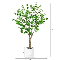Nearly Natural 5ft. Green Enkianthus Artificial Tree