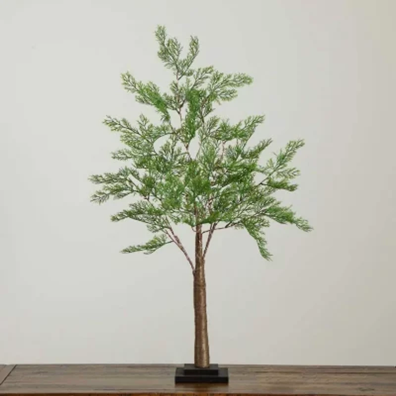 Nearly Natural 3ft. Green Lighted Cypress Artificial Tree