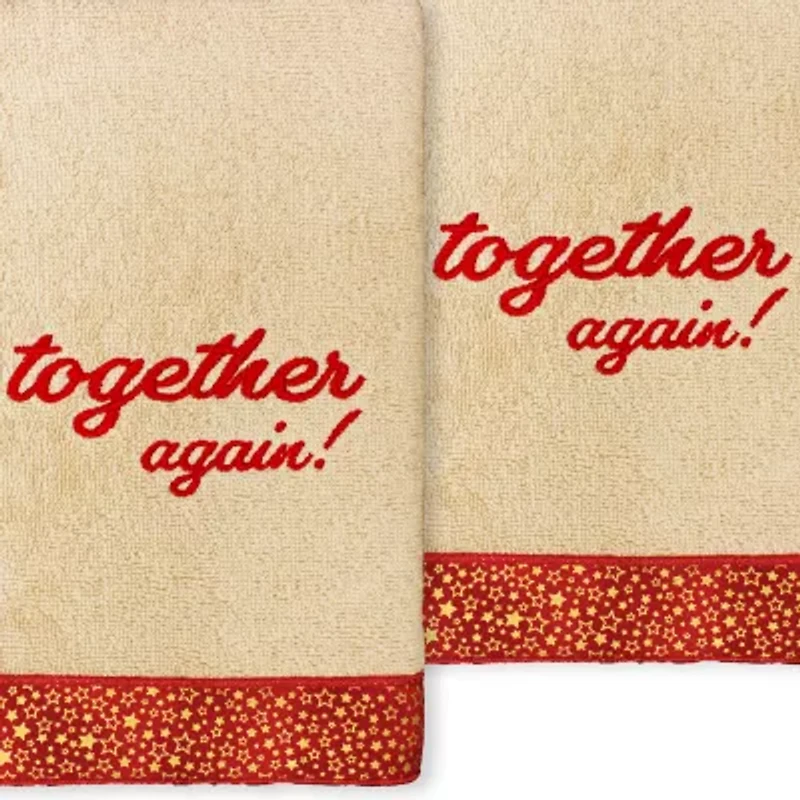 Linum Home Textiles Xmas Together Again 2-pc. Hand Towel
