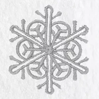Linum Home Textiles Grey Snow Flake 2-pc. Hand Towel
